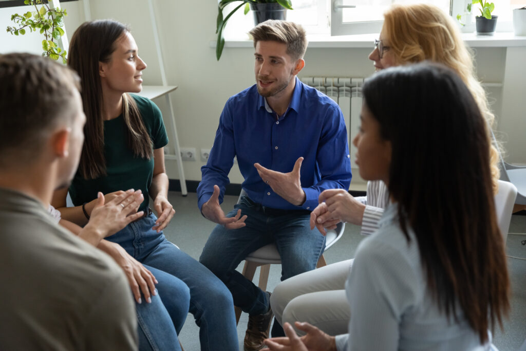 Group Therapy Session – Building Connection at Hollywood Detox