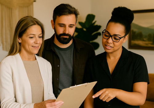 Intake Team Reviewing Client Chart – Hollywood Detox